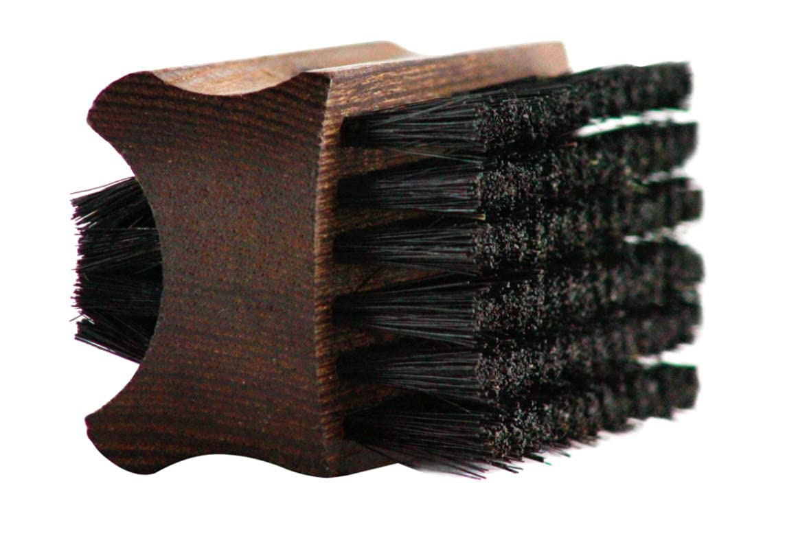 The Thermo Beech Wood Black Bristle Hand And Nail Brush
