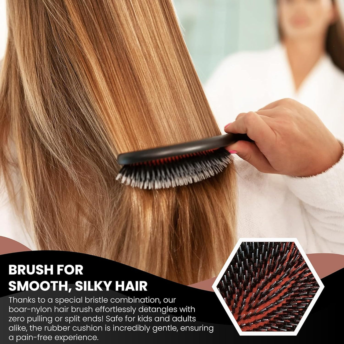 Nylon And Boar Hair Brush (Large)