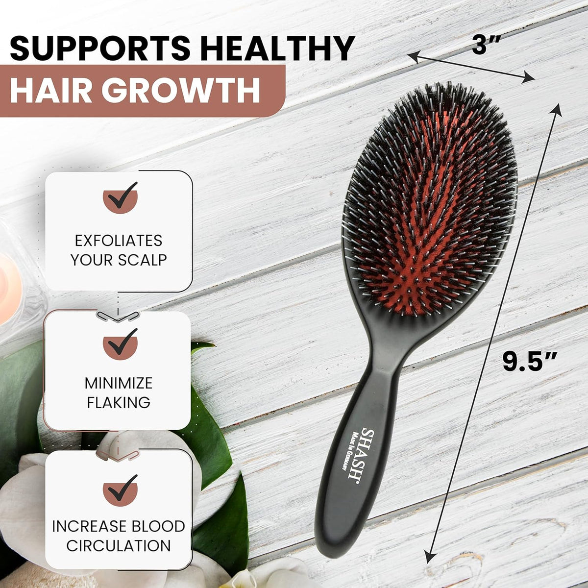 Nylon And Boar Hair Brush (Large)