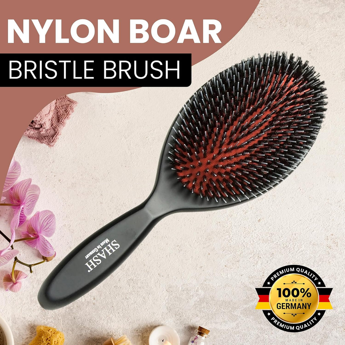 Nylon And Boar Hair Brush (Large)