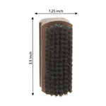 The Thermo Beech Wood Black Bristle Hand And Nail Brush