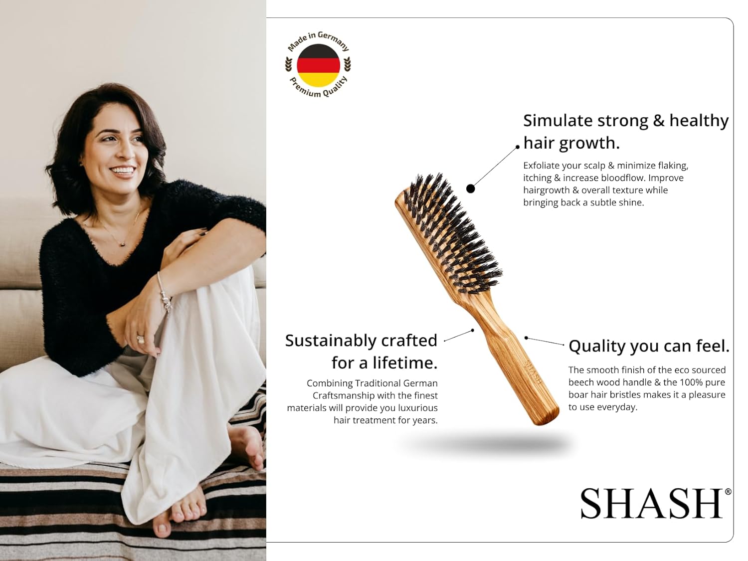 Tidy Craftmans Hair Brush– SHASH