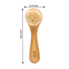 Since 1869 Hand Made in Germany - Sustainable Exfoliating Face Brush, Scrub Cleansing Brush, Exfoliates Skin to Help Reduce Flaking, Fine Lines, Supports Glowing Complexion Natural Boar Bristle